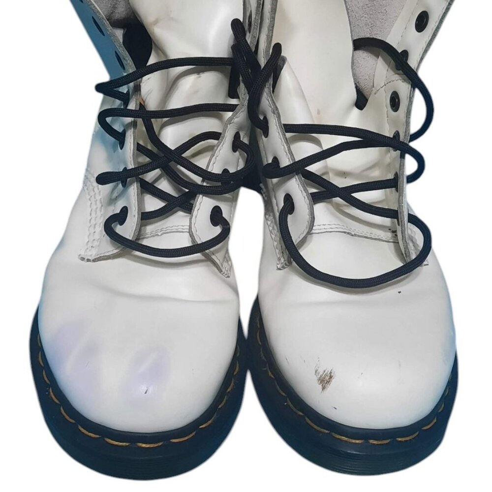 Women’s Dr. Martens Boots - White, Size 9